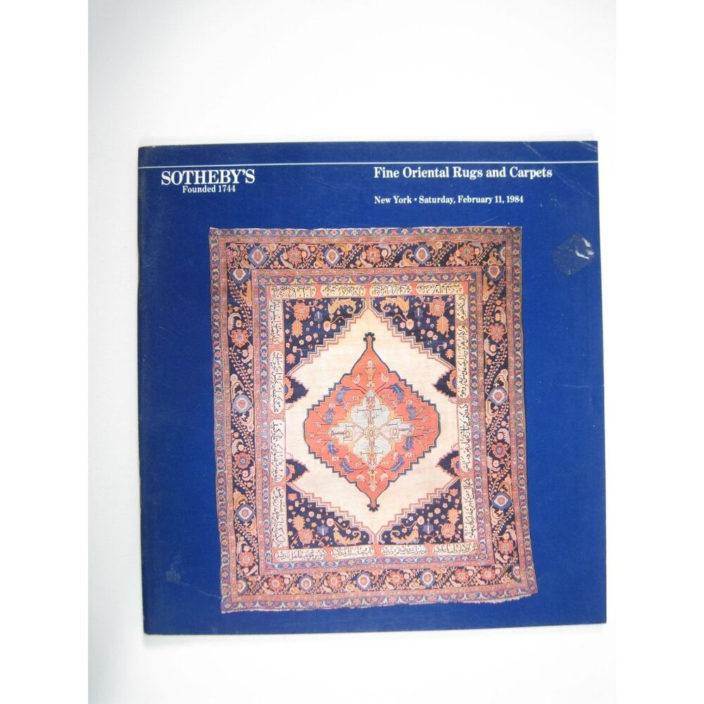 Sothebys 1984 Fine Oriental Rugs Carpets Auction Catalog New York 5147 PPB
